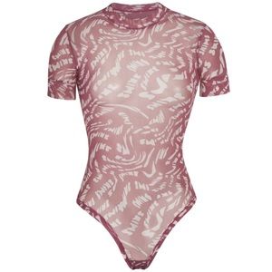 SKIMS SUMMER MESH T-SHIRT BODYSUIT